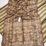 Authentic Pure Gachhi Tussar Weaving Unique Jamdani Saree